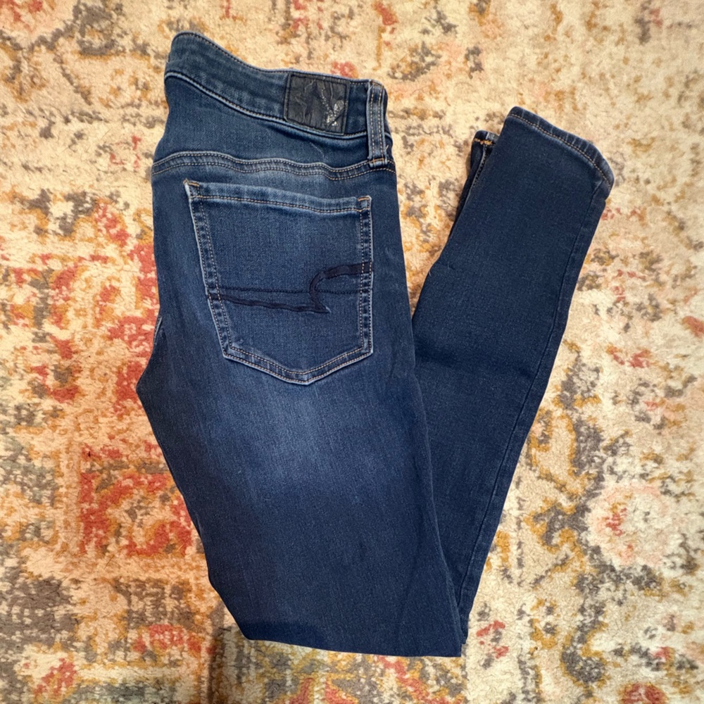 AE 360 Super Stretch Dark Wash Jegging